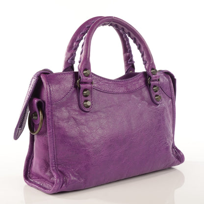 Balenciaga Agneau Classic Hardware Mini City Ultraviolet 3 of 11