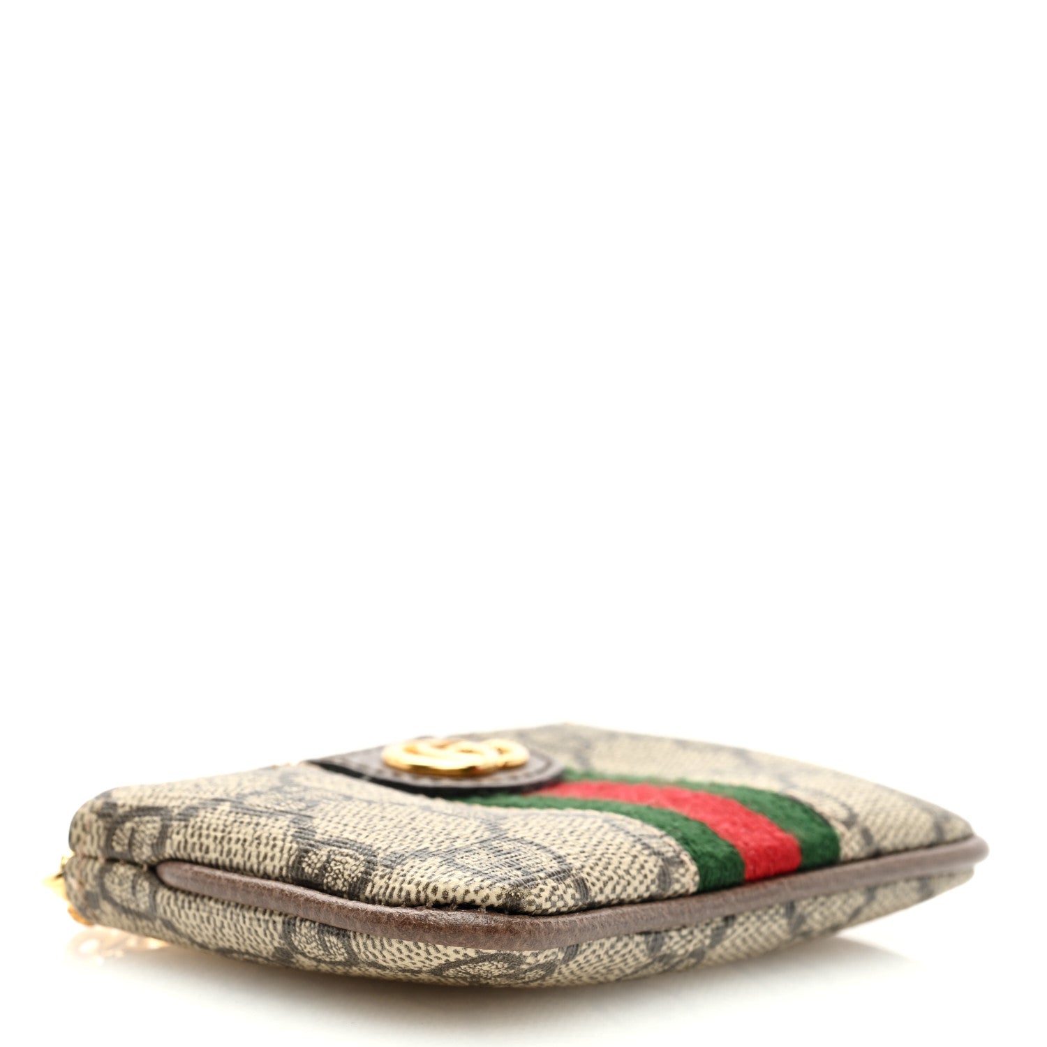Gucci GG Supreme Monogram Web Ophidia Key Case Beige New Acero 4 of 7