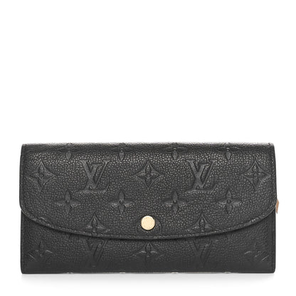 Louis Vuitton Empreinte Emilie Wallet Black Dune 1 of 9