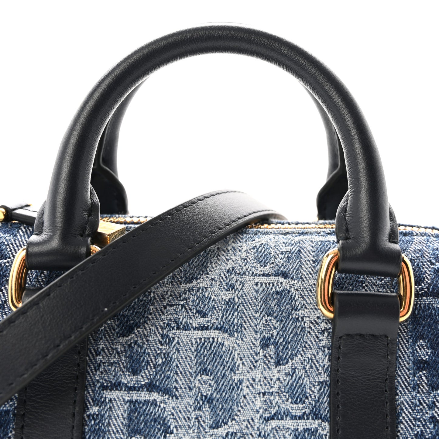 Denim Oblique Nano Groove 17 Bag Blue