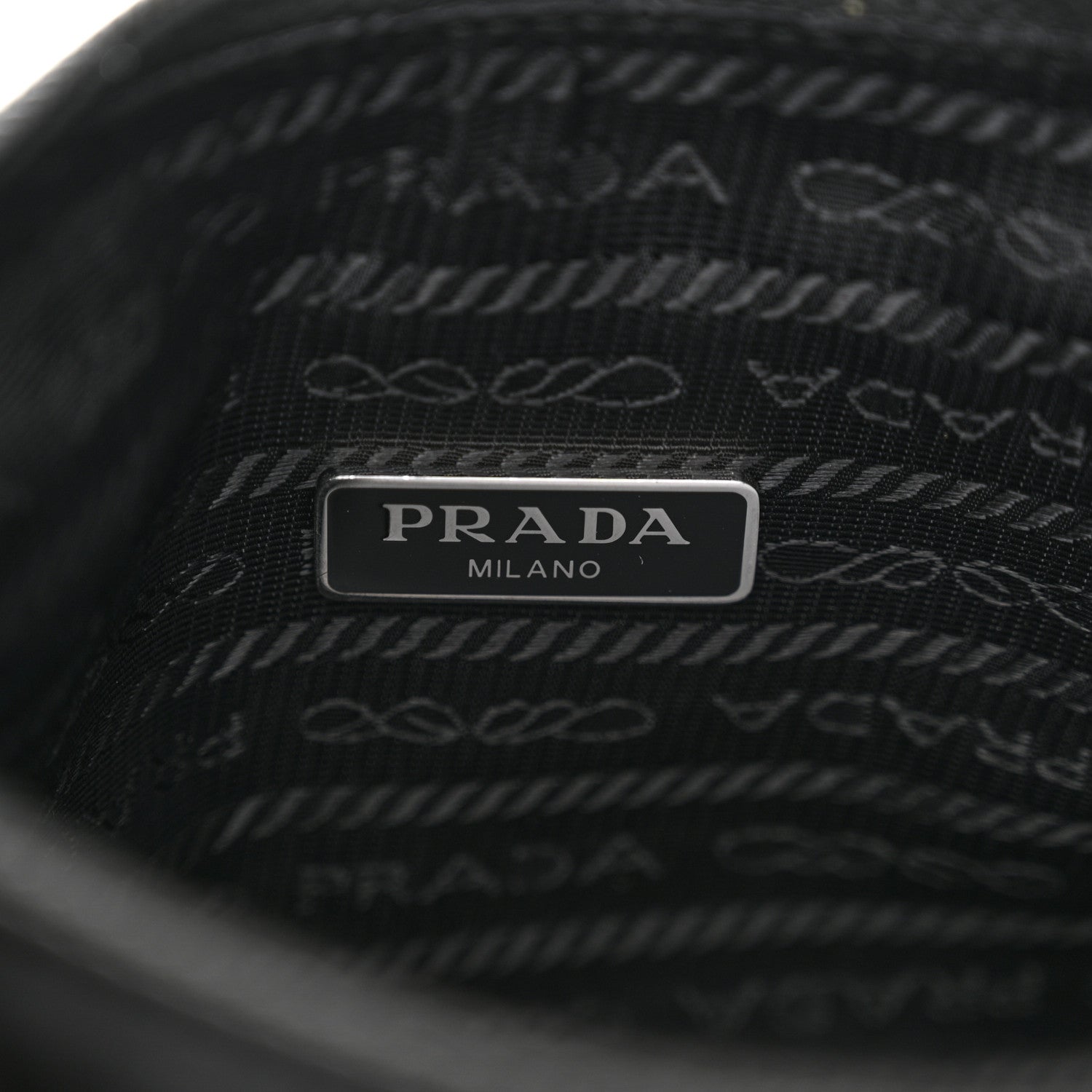 Prada Tessuto Nylon Mini Re-Edition 2000 Bag Black 6 of 13