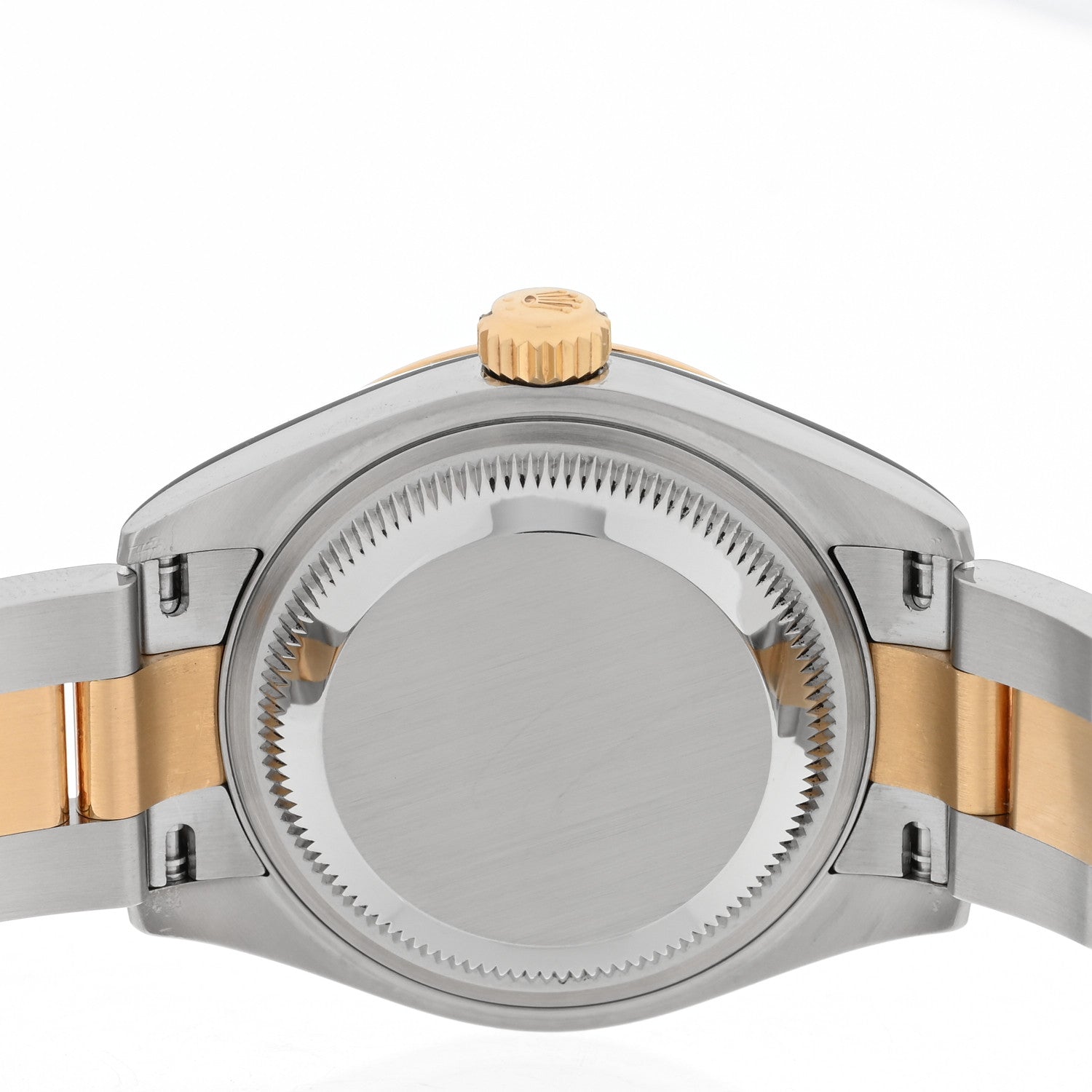Rolex Stainless Steel 18K Yellow Gold 28mm Oyster Perpetual Datejust Watch White Roman 279173 4 of 5