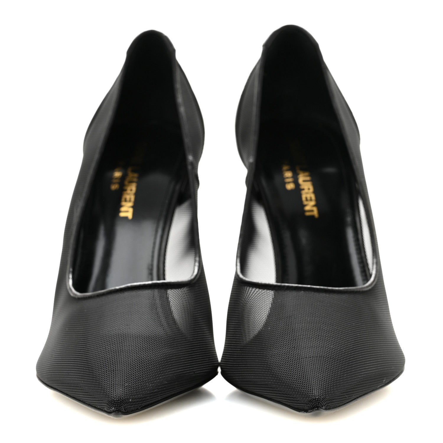 Saint Laurent Mesh 105 Anja Pumps 36.5 Black 3 of 10