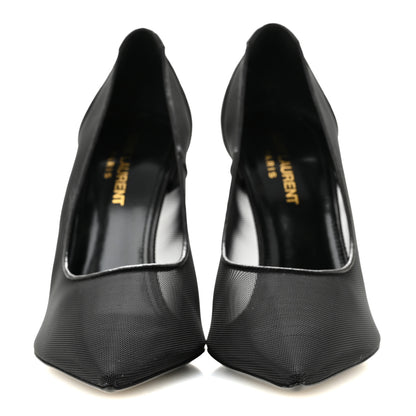 Saint Laurent Mesh 105 Anja Pumps 36.5 Black 3 of 10