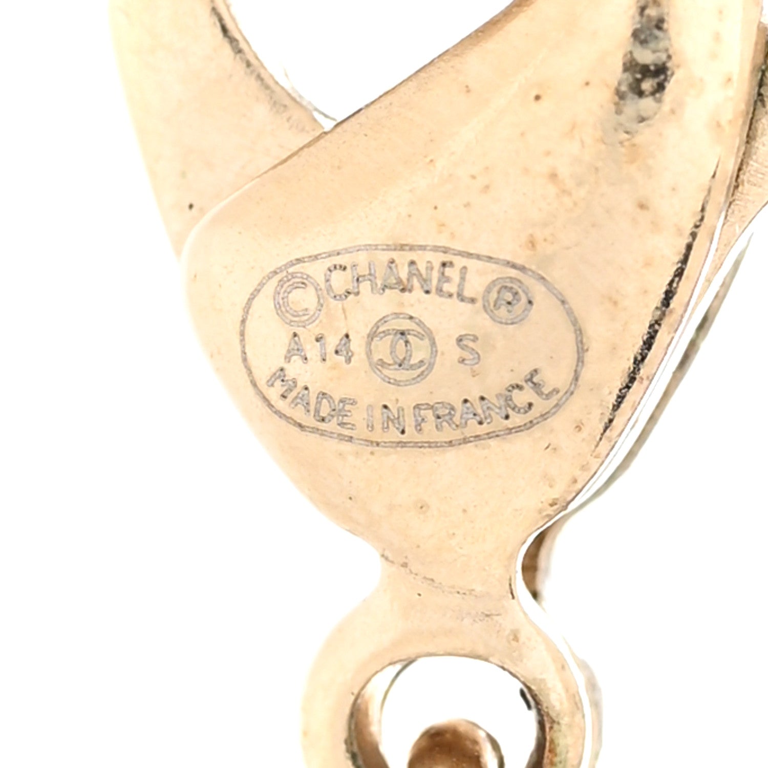 Chanel Pearl CC Pendant Necklace Light Gold 6 of 6
