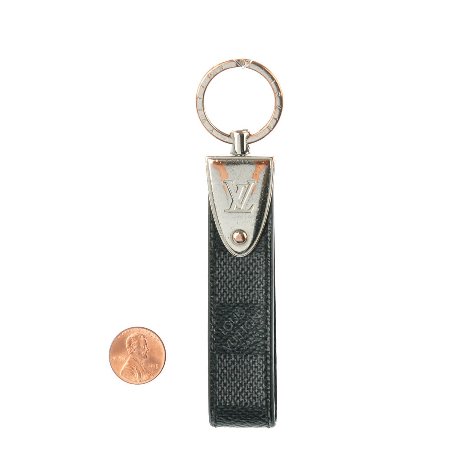 Louis Vuitton Damier Graphite Dragonne LV Key Holder 2 of 4