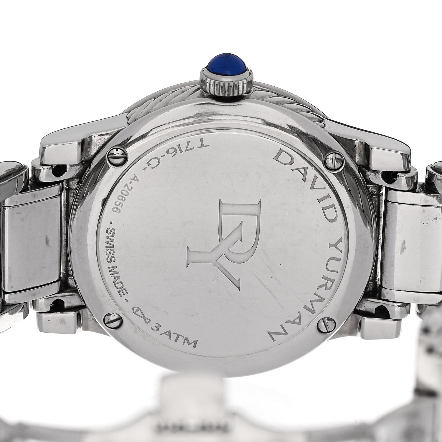 David Yurman Stainless Steel Diamond Mother of Pearl 38mm Classic Quartz Watch 4 of 5