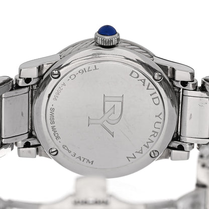 David Yurman Stainless Steel Diamond Mother of Pearl 38mm Classic Quartz Watch 4 of 5