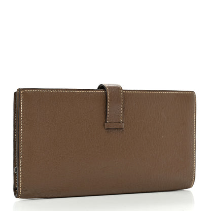 Hermes Epsom Bearn Gusset Wallet Etoupe 3 of 12