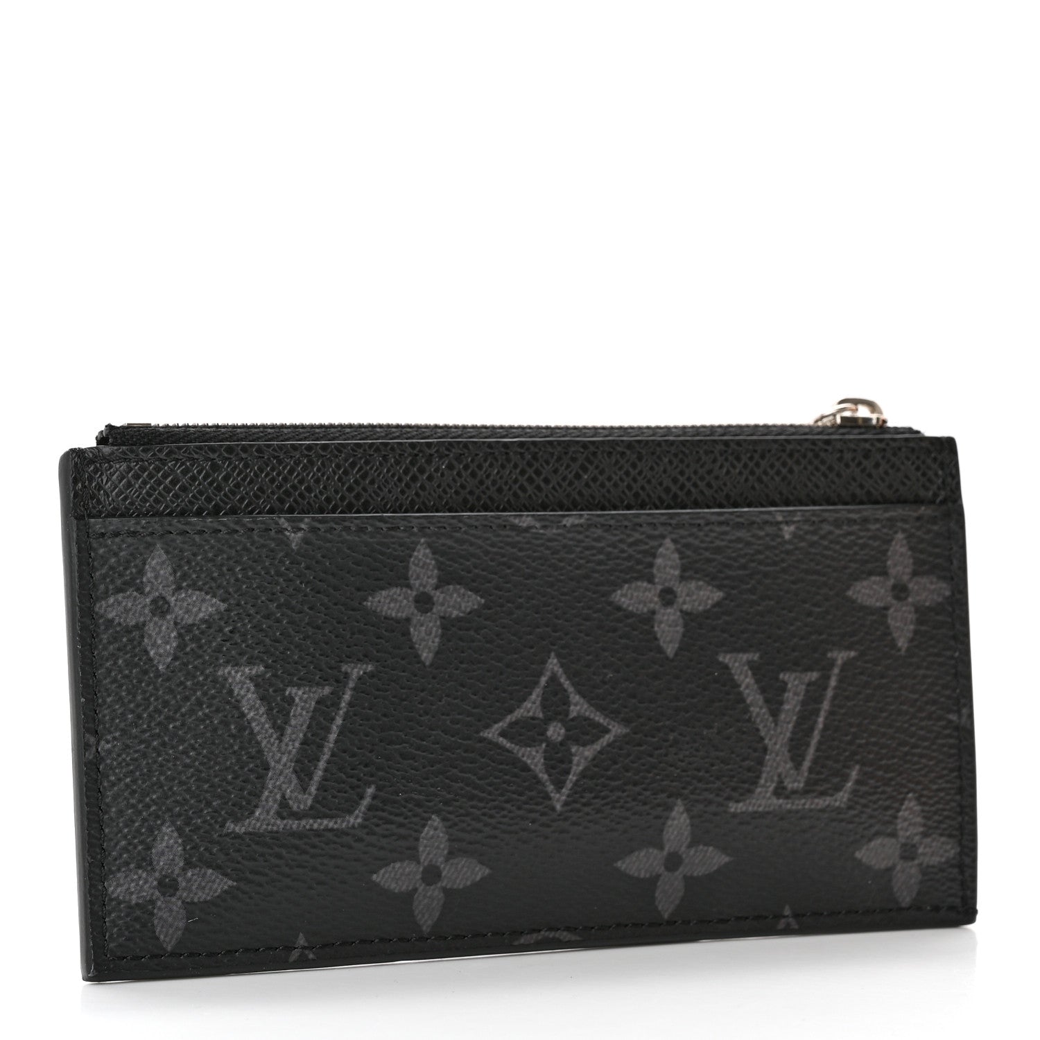 Louis Vuitton Monogram Eclipse Taiga Coin Card Holder 3 of 10