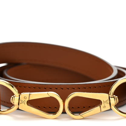 Louis Vuitton Calfskin Shoulder Strap Brown 3 of 4