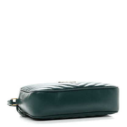 Saint Laurent Calfskin Matelasse Monogram Lou Camera Bag Sea Turquoise 4 of 10