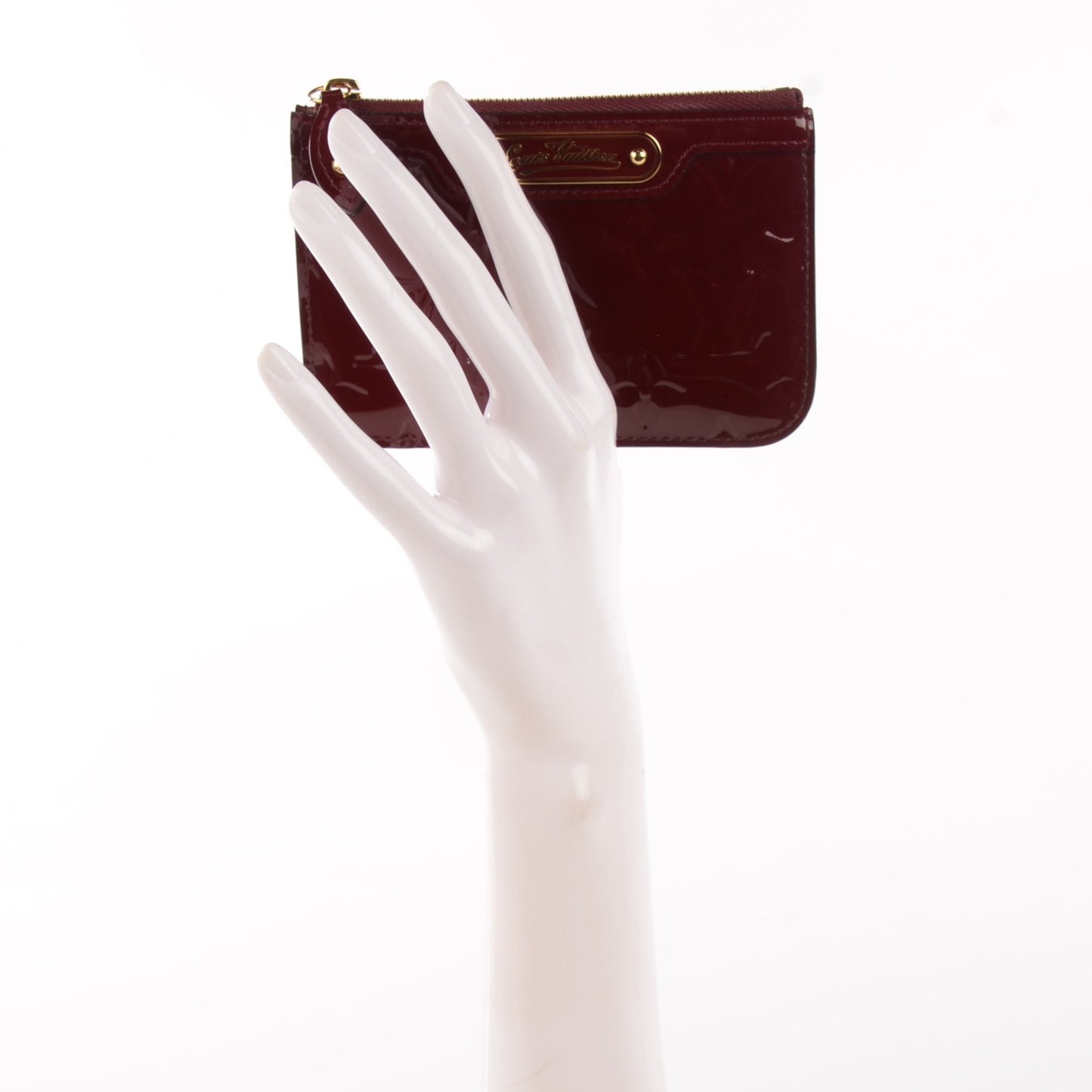 Vernis Key Pouch Griotte