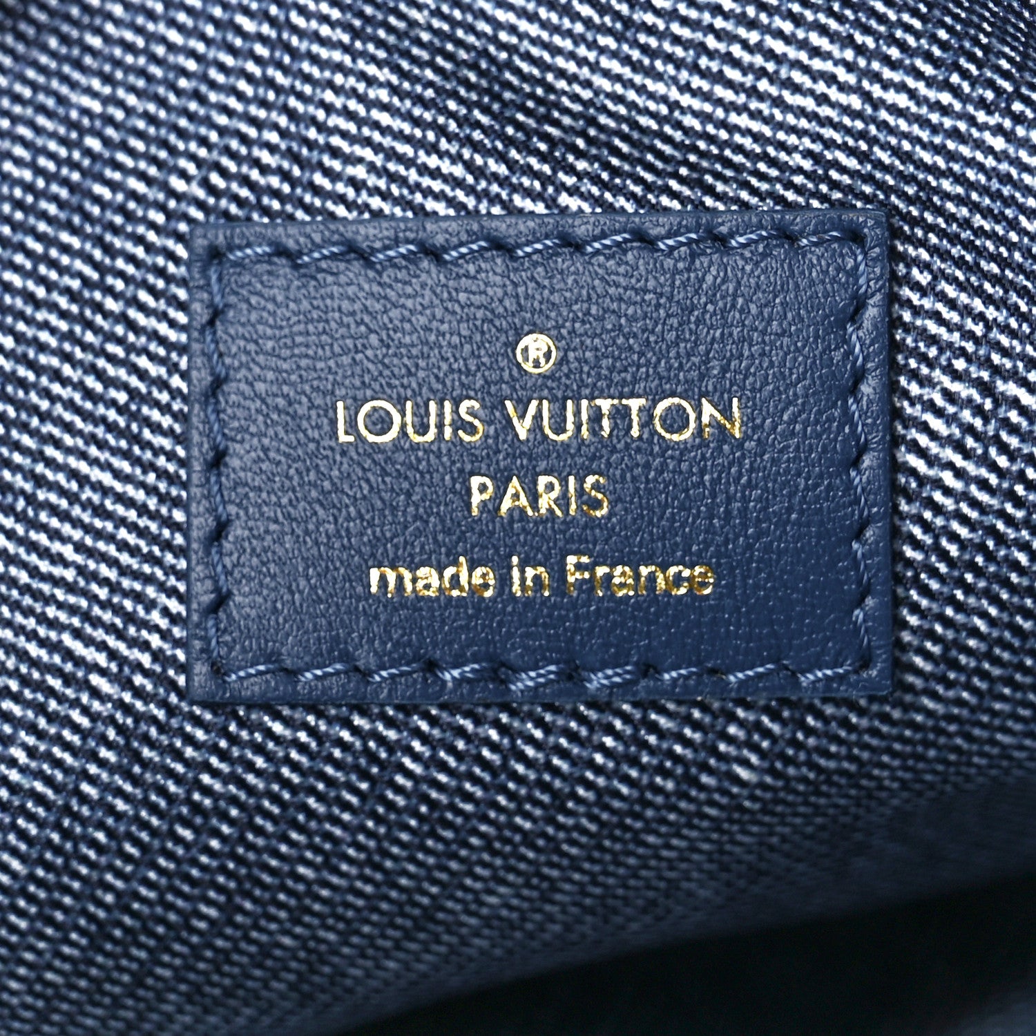 Louis Vuitton Lambskin Embossed Monogram Coussin PM Denim Blue 6 of 9