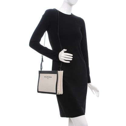 Balenciaga Cotton Canvas Pochette Crossbody Bag Black 2 of 9