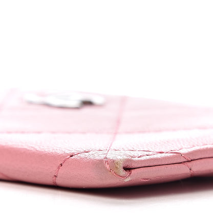 Chanel Lambskin Quilted Card Holder Pink 11 of 13