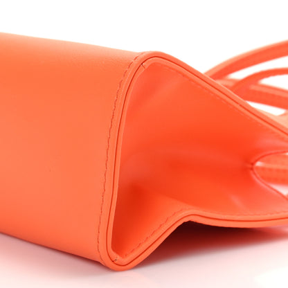 Telfar Vegan Leather Small Shopping Bag Orange 8 of 8