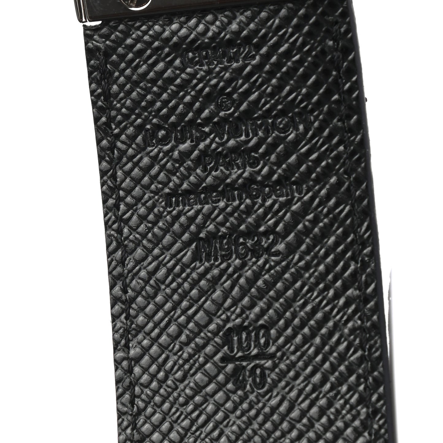 Damier Graphite 35mm LV Inventeur Reversible Belt 100 40