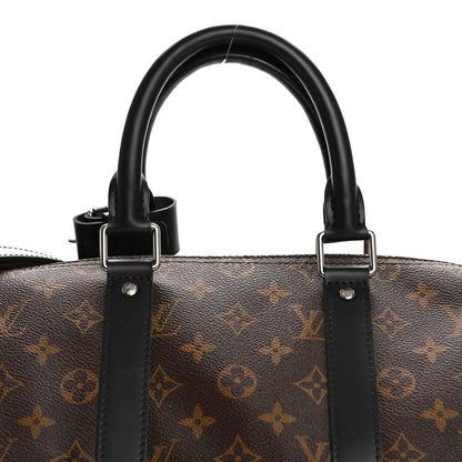 Louis Vuitton Monogram Macassar Keepall Bandouliere 45 6 of 9
