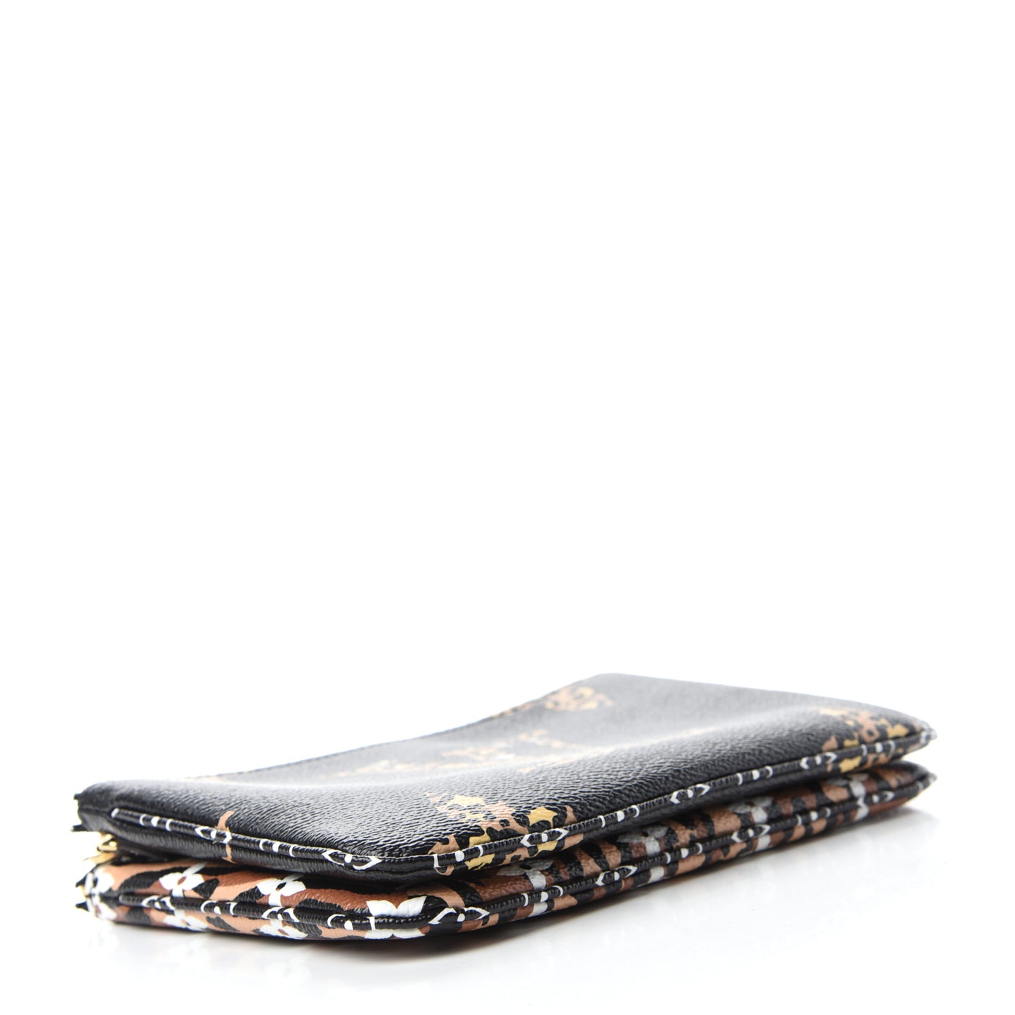 Monogram Giant Jungle Pochette Double Zip Black