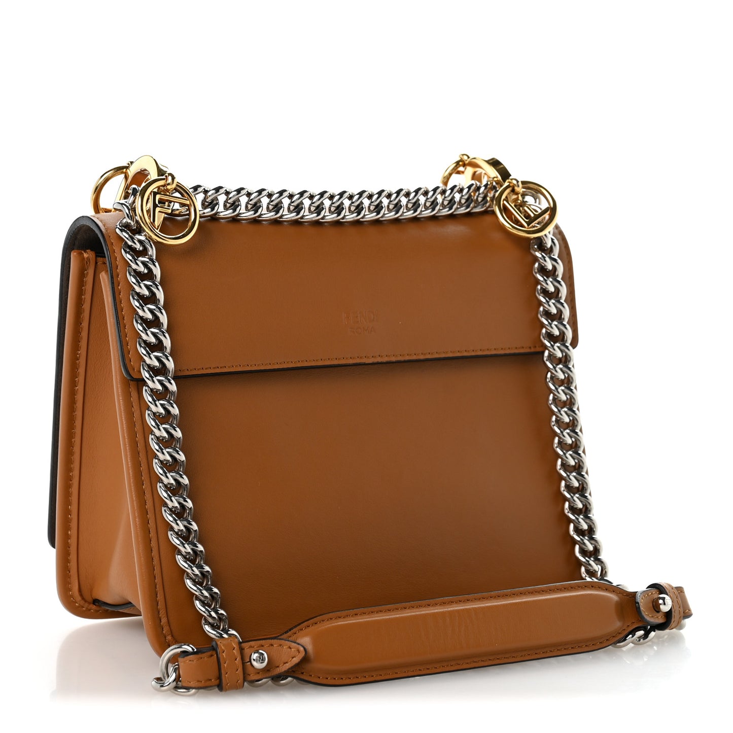 Vitello Century Opaco F is Fendi Small Kan I Shoulder Bag Nocciola