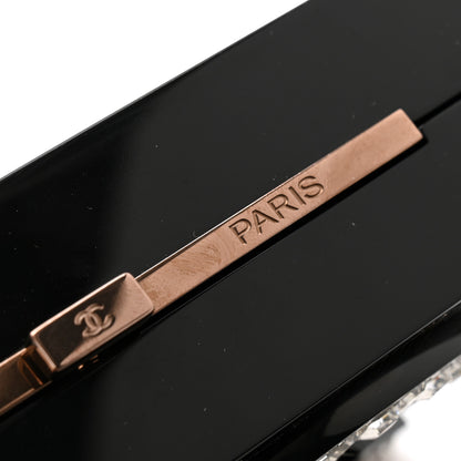 Chanel Plexiglass Crystal CC Minaudiere Clutch Black Copper 9 of 9