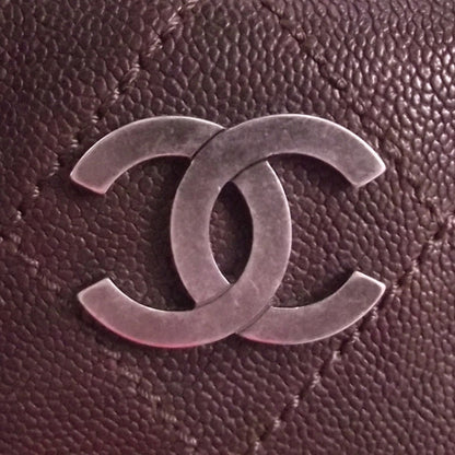 Chanel Caviar Quilted CC Doctor Bag Brown 7 of 13