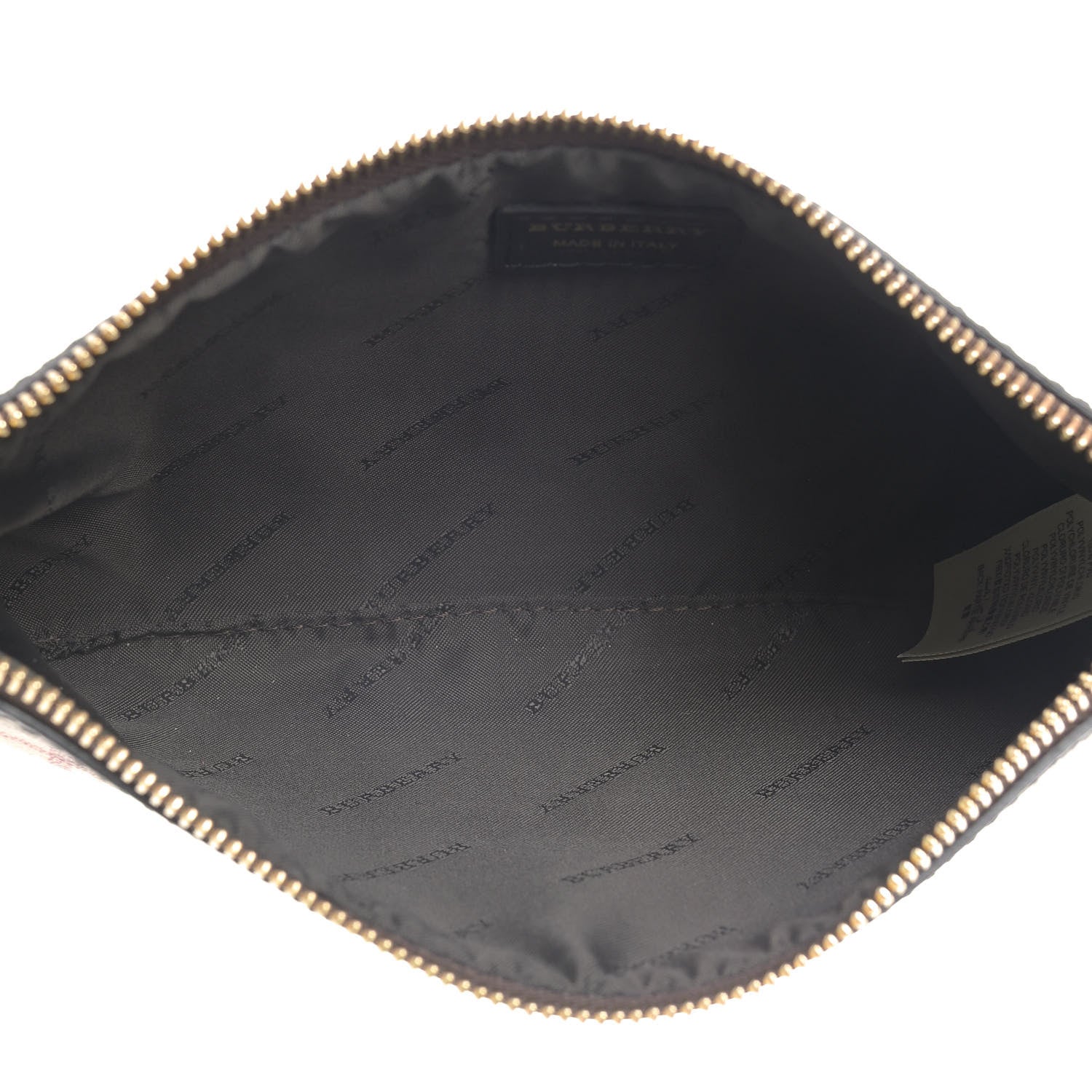 Burberry Haymarket Check Small Peyton Crossbody Clutch Bag Black 5 of 9