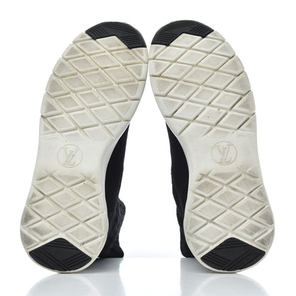 Louis Vuitton Stretch Fabric LV Black Heart Sock Sneaker 39 Black 5 of 18