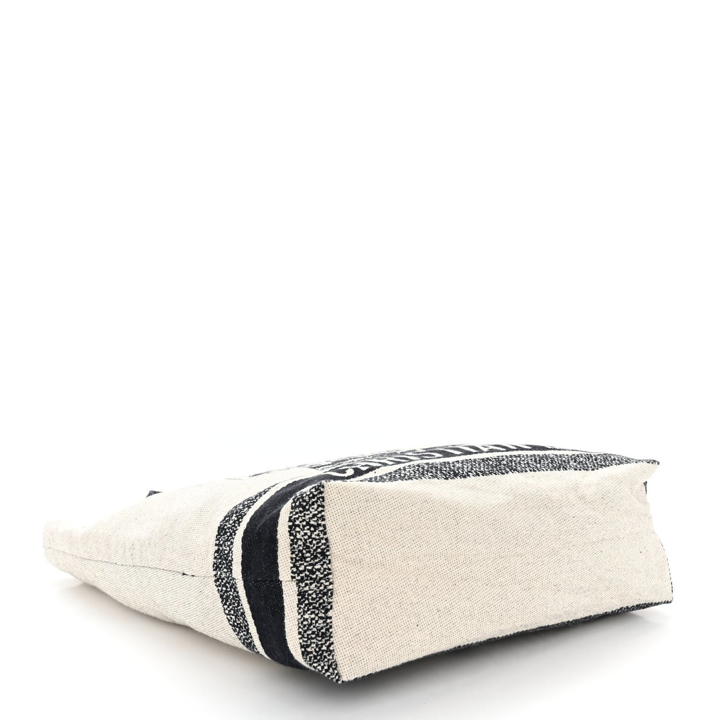 Canvas Print Cruise Tote Ivory Black