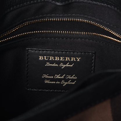 Burberry Derby Calfskin House Check Small Camberley Black 6 of 9