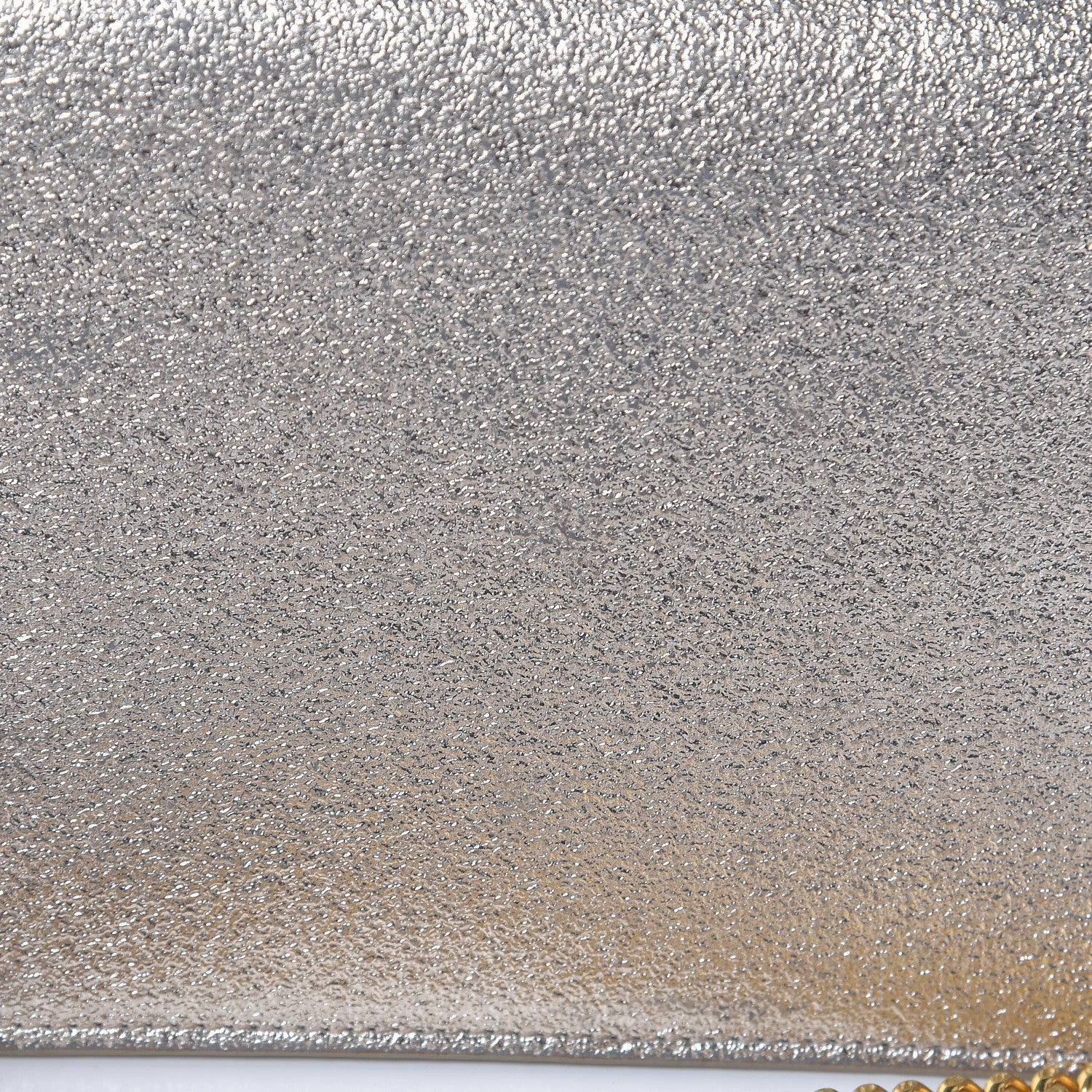 Saint Laurent Metallic Calfskin Kate Monogram Tassel Chain Wallet Gold 10 of 13