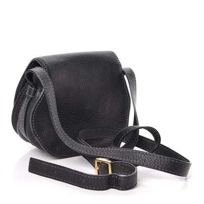 Chloe Calfskin Mini Marcie Round Crossbody Bag Black 3 of 18