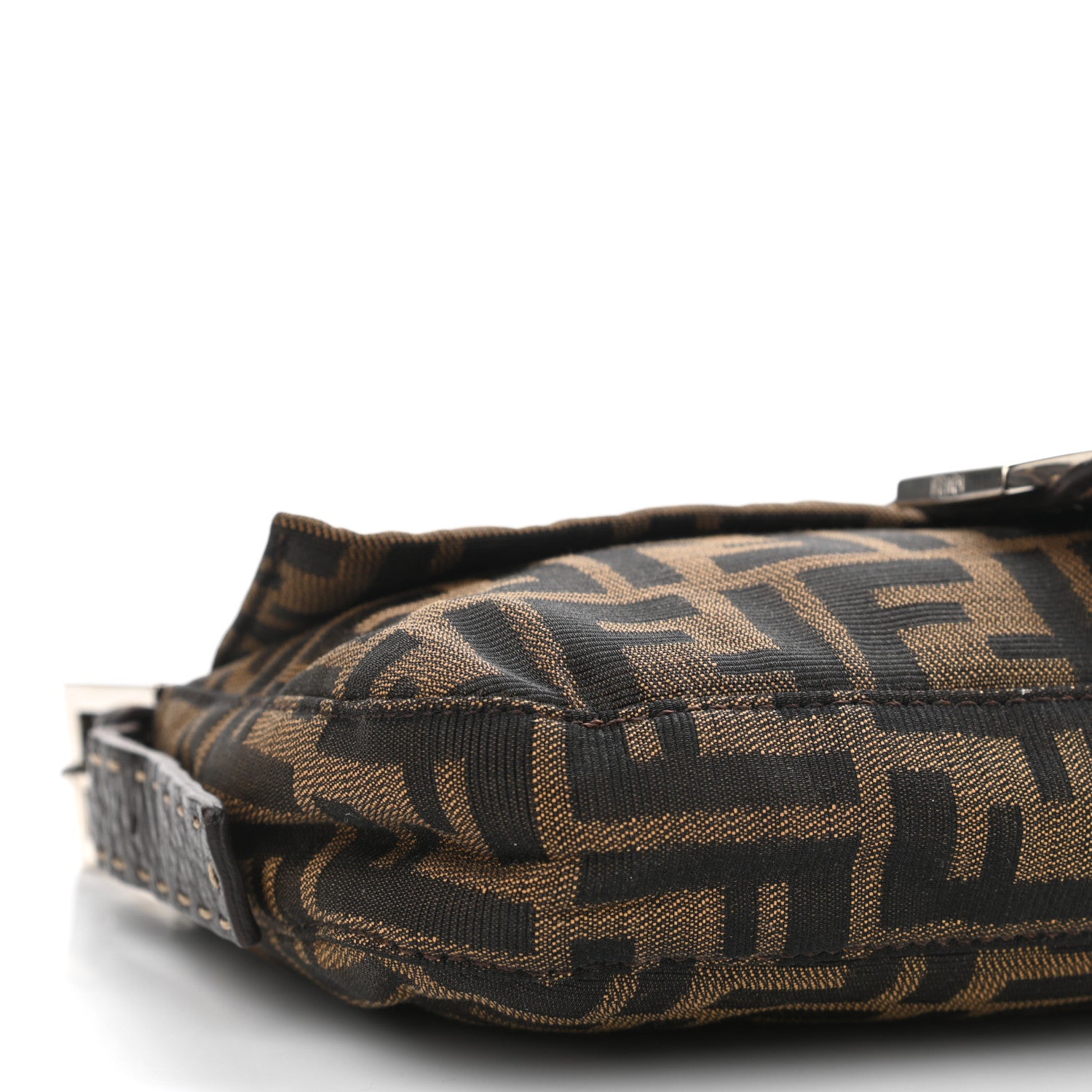 Fendi Zucca Cuoio Romano Baguette Tobacco Moro 8 of 11