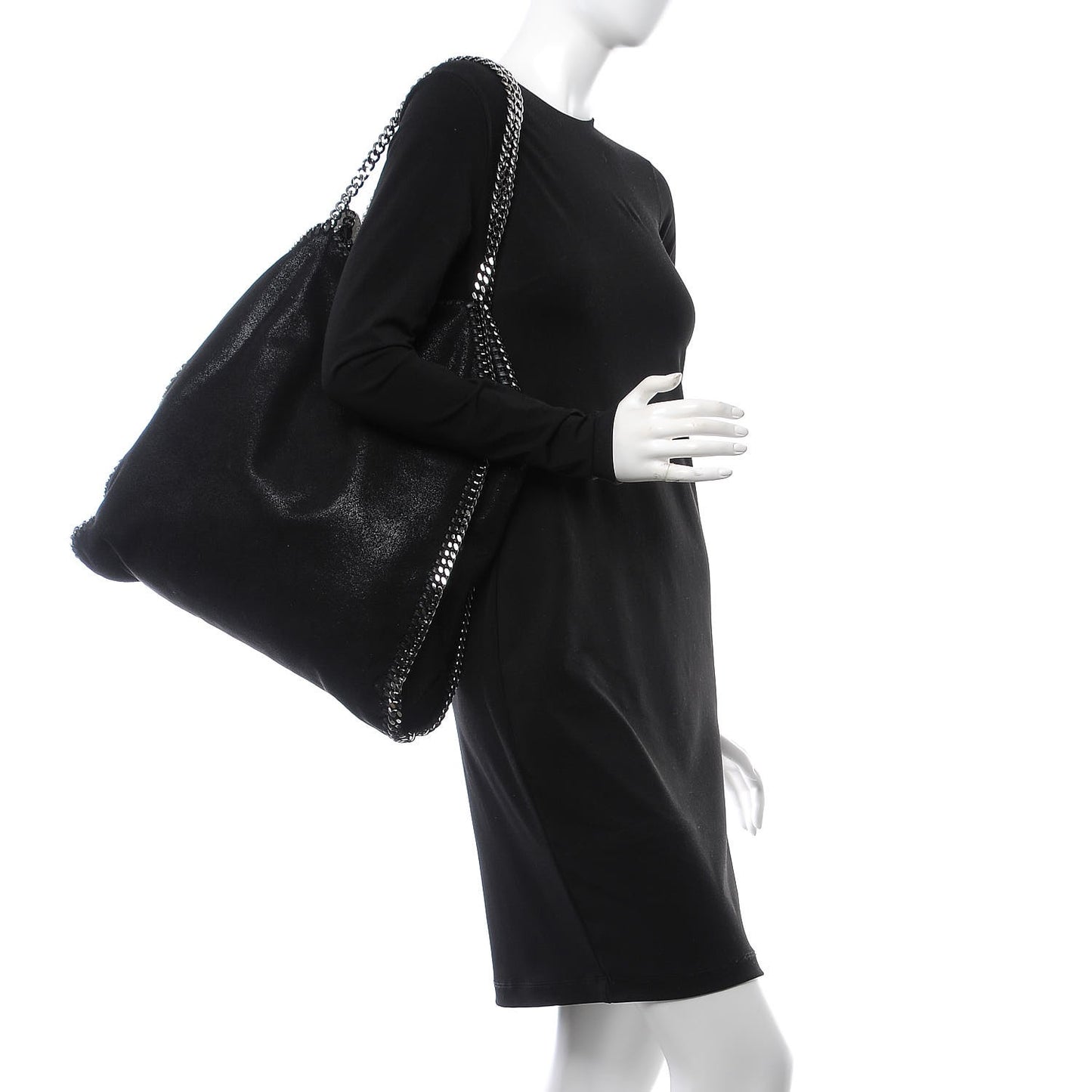 Shaggy Deer Big Falabella Tote Black