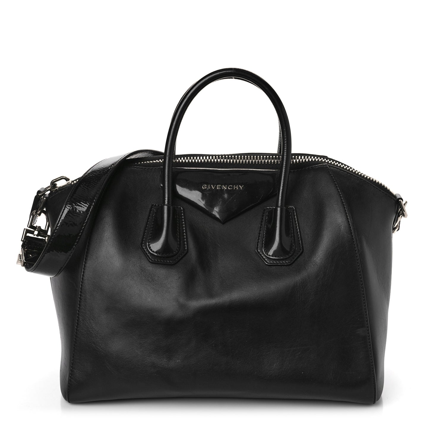 Smooth Calfskin Medium Antigona Black
