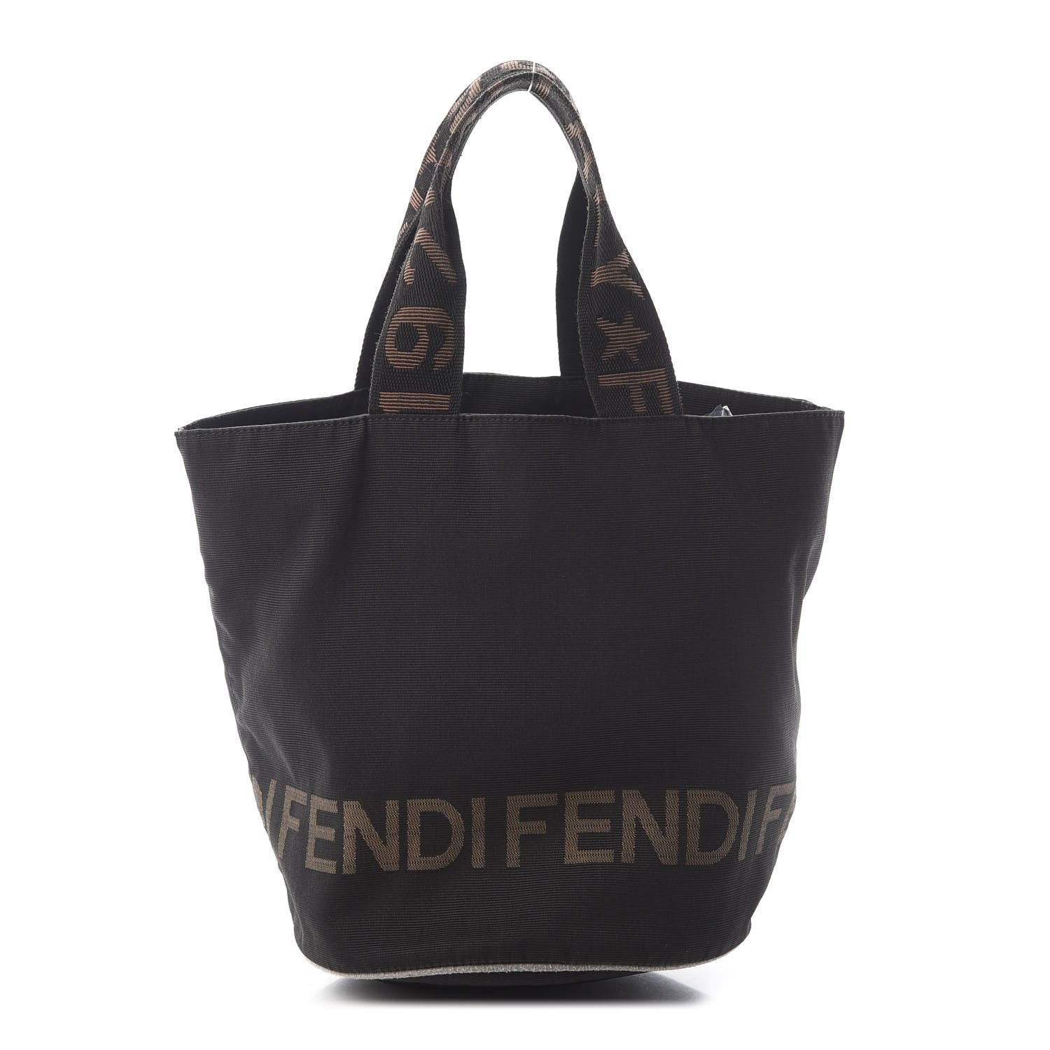 Fendi Fabric FF 1925 Tote Black 1 of 8