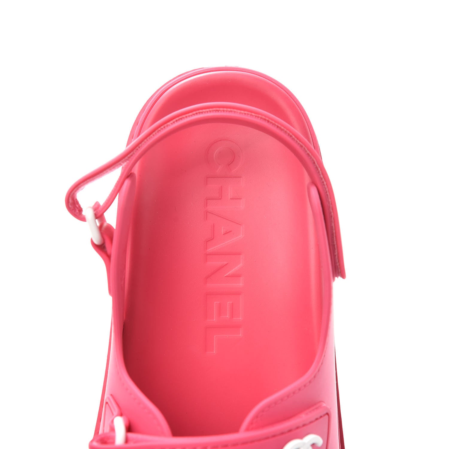 Chanel Rubber CC Dad Sandals 41 Pink 5 of 7
