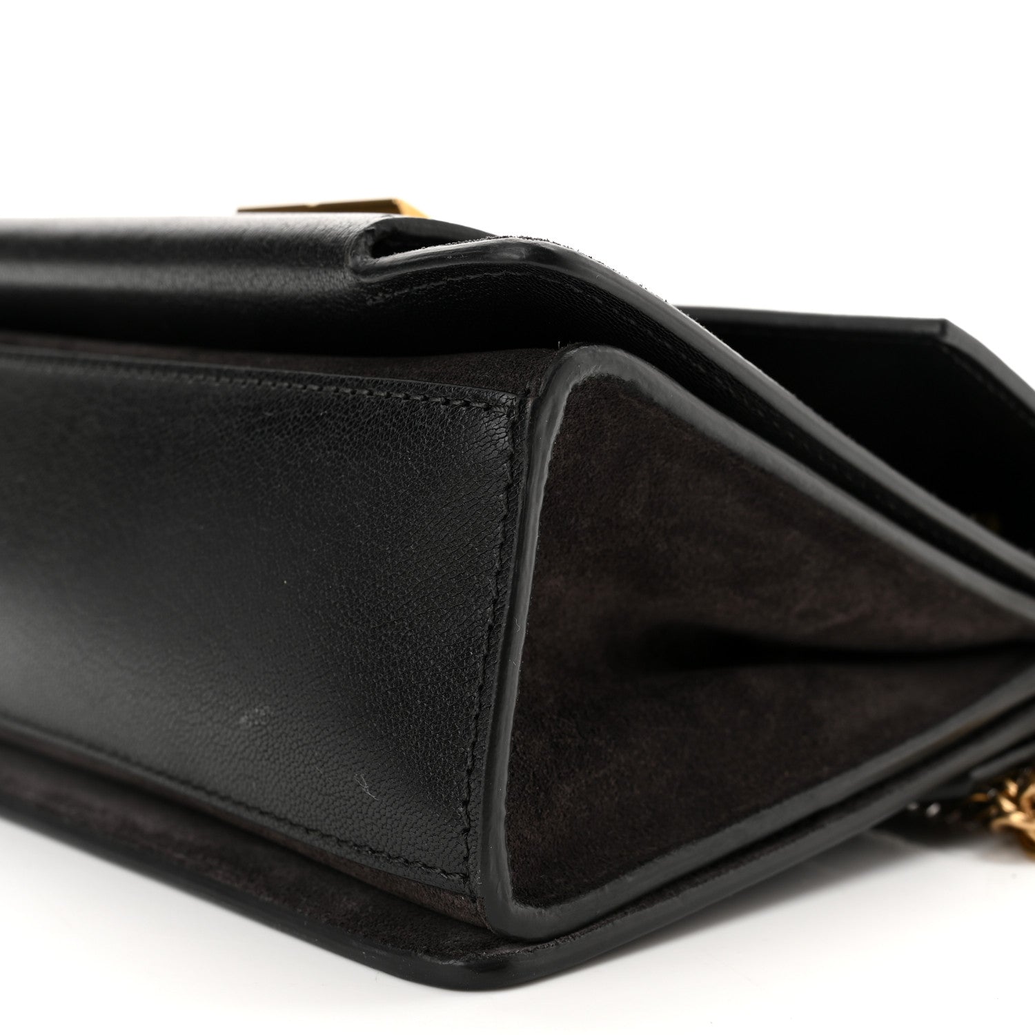 Givenchy Goatskin Suede Small GV3 Shoulder Bag Black 9 of 9