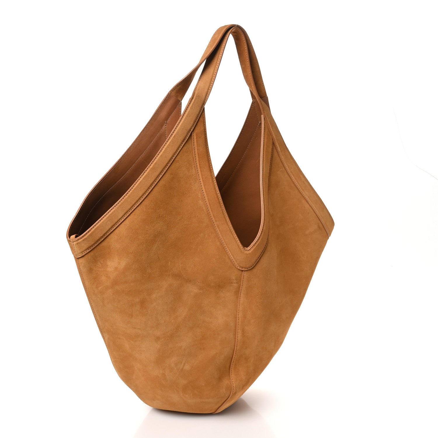 Mansur Gavriel Suede Soft M Hobo Caramel 3 of 11