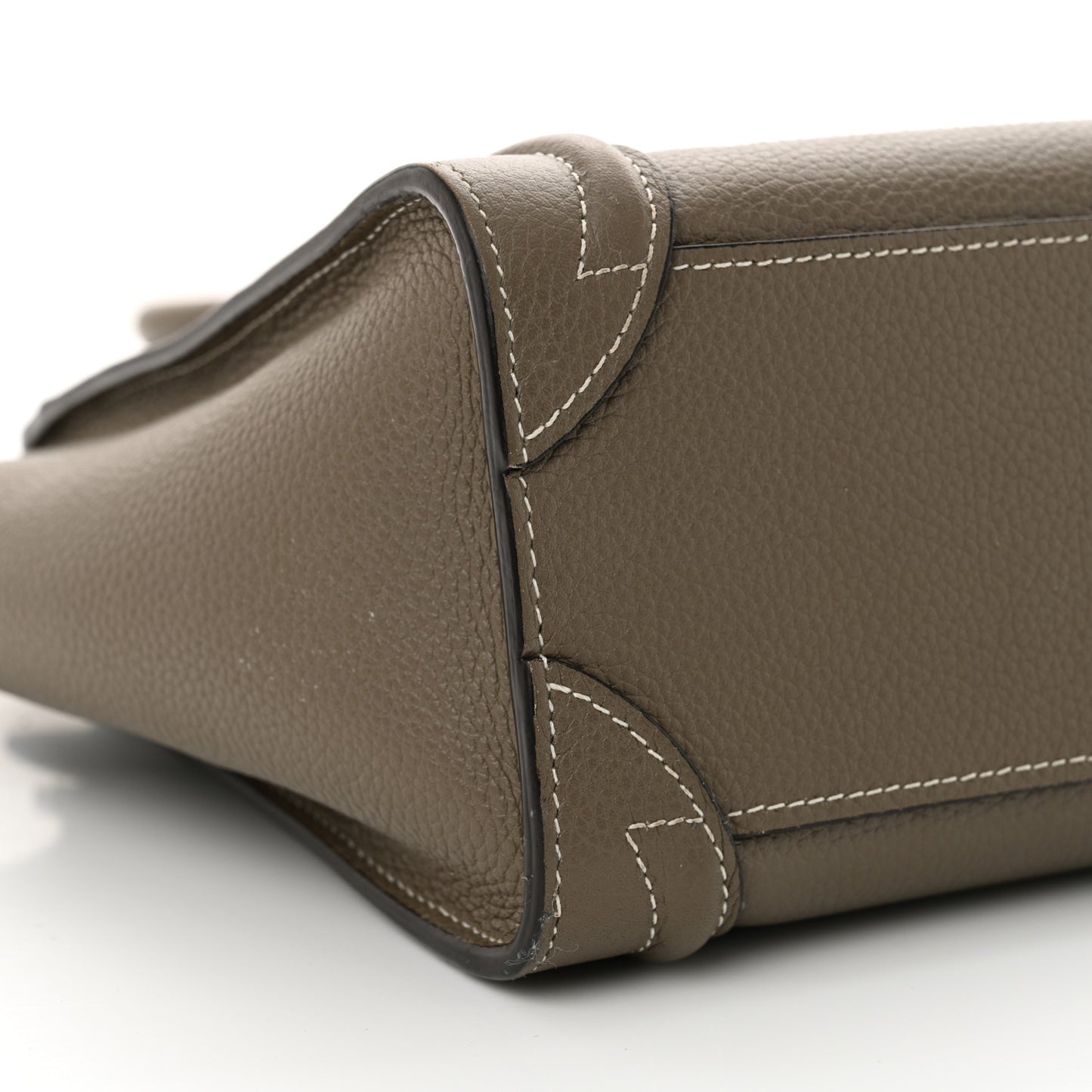 Drummed Calfskin Nano Luggage Souris