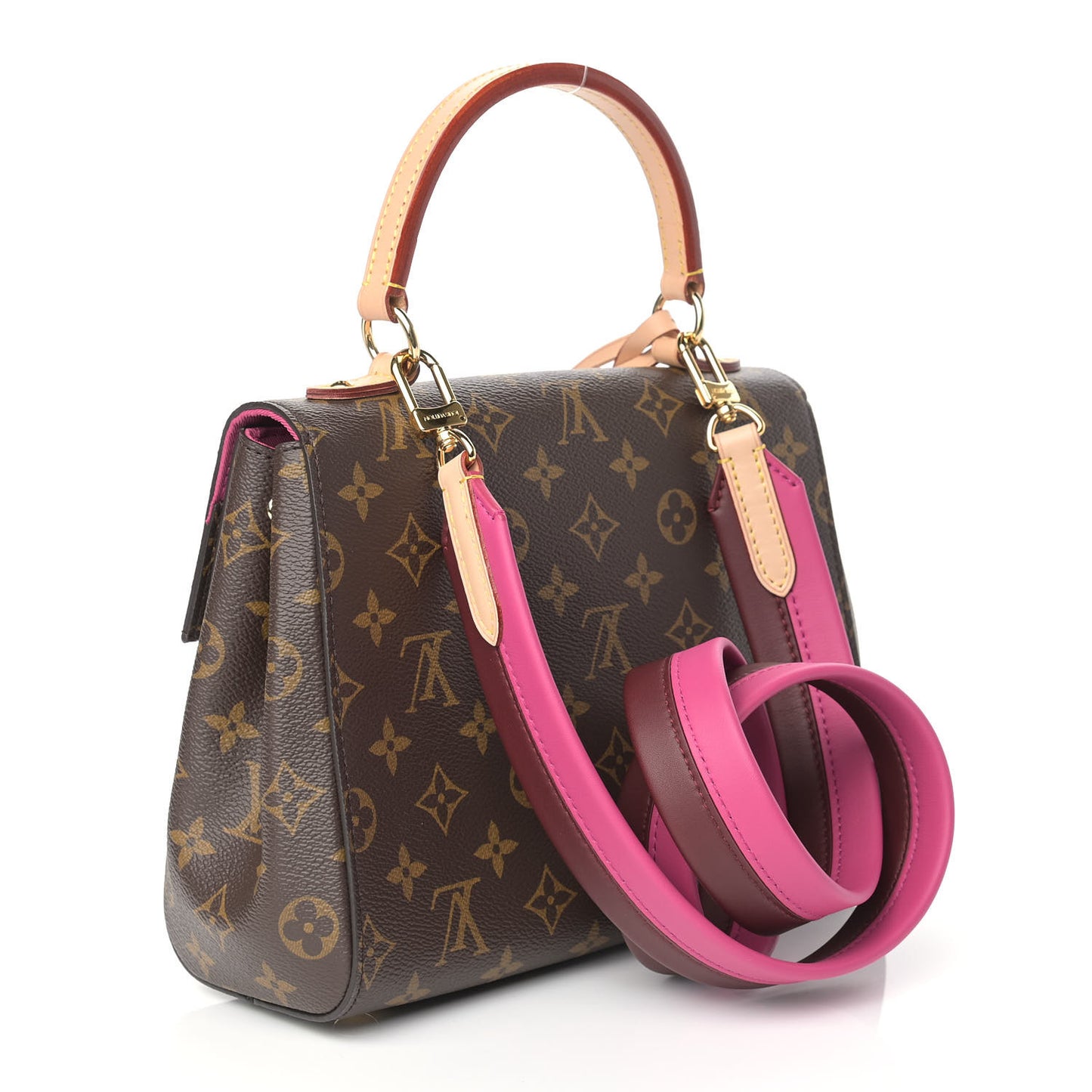 Monogram Cluny BB Bordeaux Fuchsia