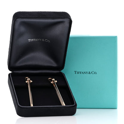 Tiffany 18K Rose Gold HardWear Double Long Link Earrings 5 of 5