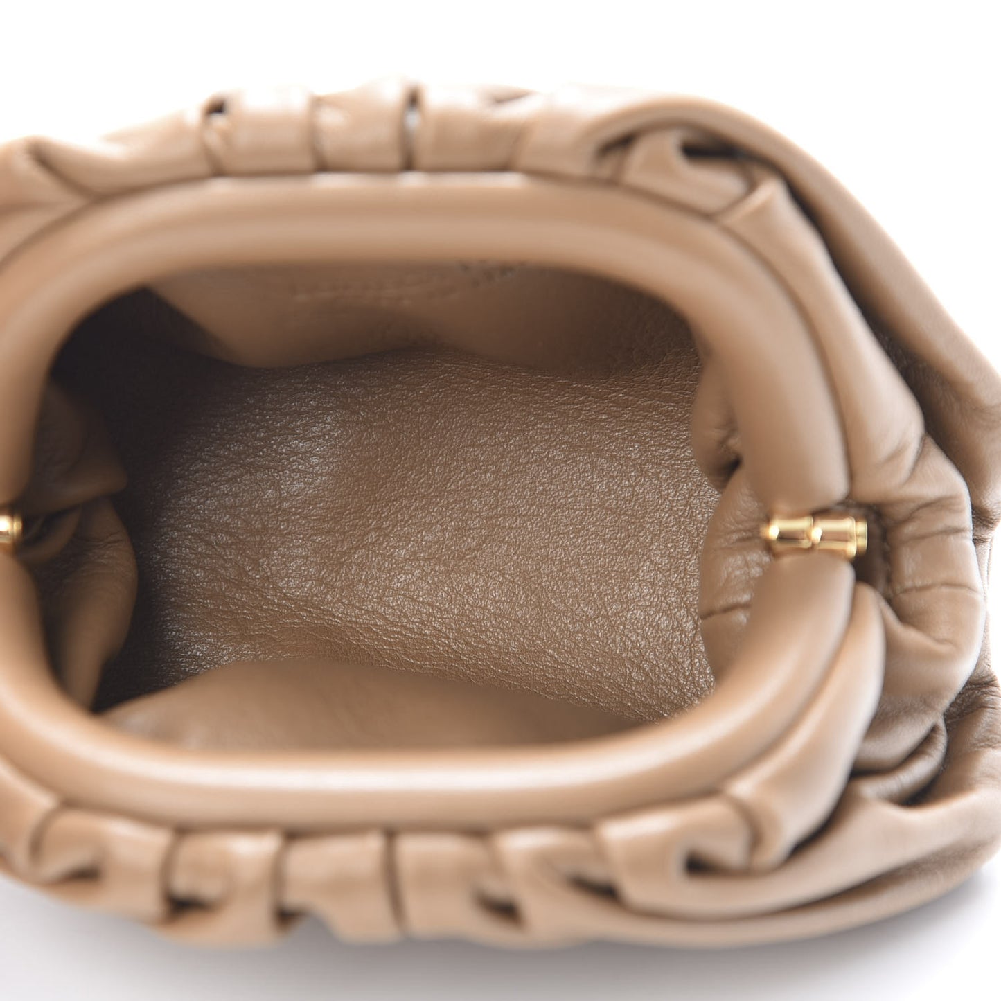 Butter Calfskin Coin Purse Cammello