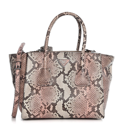 Prada Python Twin Pocket Tote 1 of 8