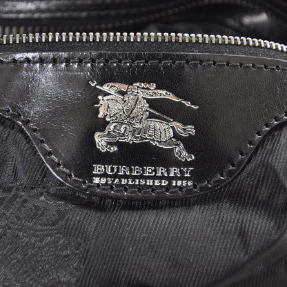 Burberry Prorsum Leather Studded Knight Satchel Black 10 of 10