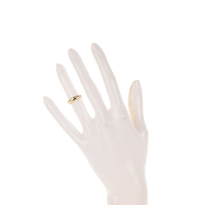 Tiffany 18K Yellow Gold Platinum Diamond 4mm Etoile Band Ring 48 4.5 2 of 4