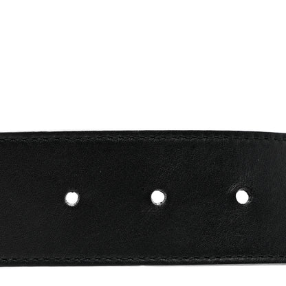 Gucci Calfskin Crystal Double G 40mm Belt 85 34 Black Multicolor 4 of 5