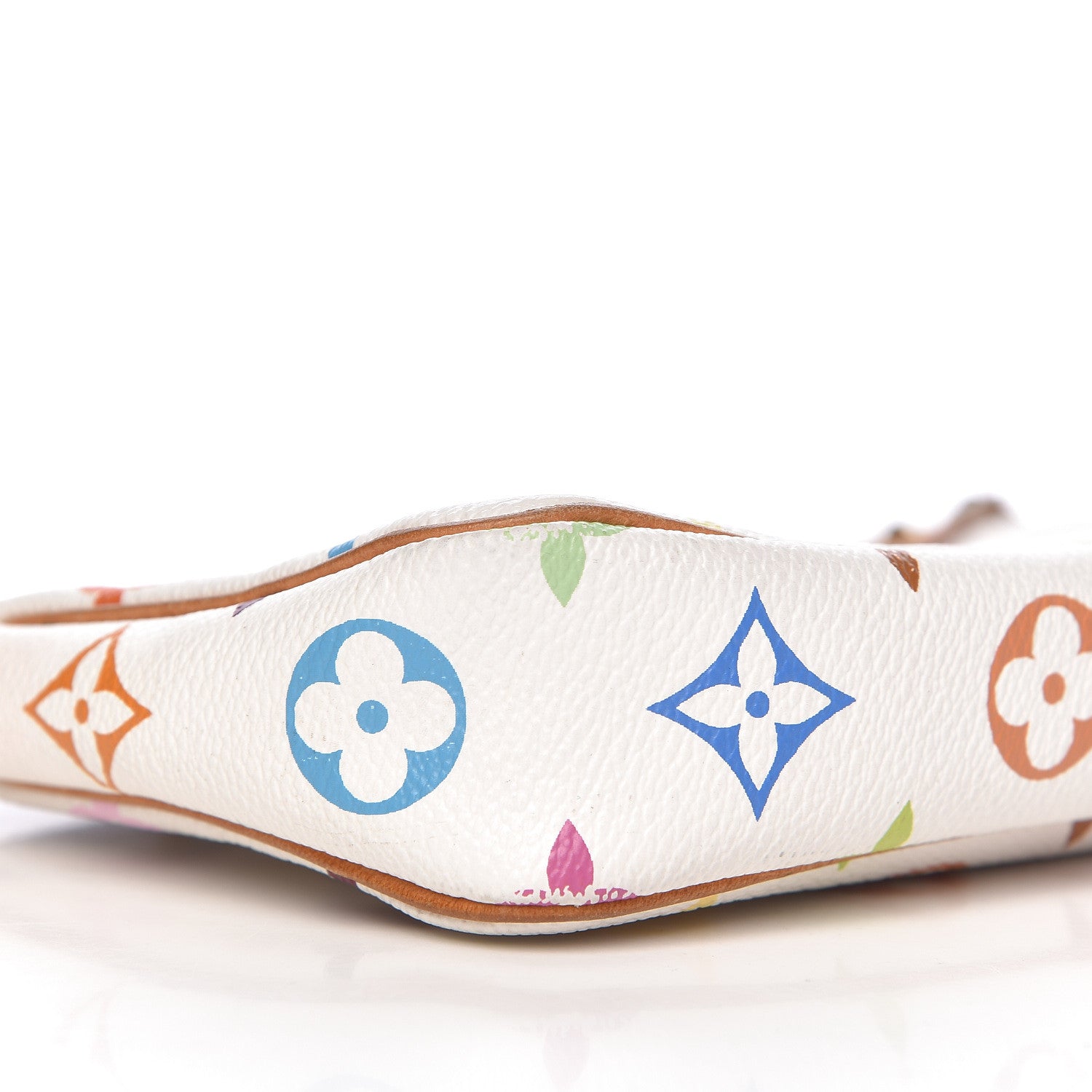 Louis Vuitton Monogram Multicolor Pochette Accessories White 9 of 15