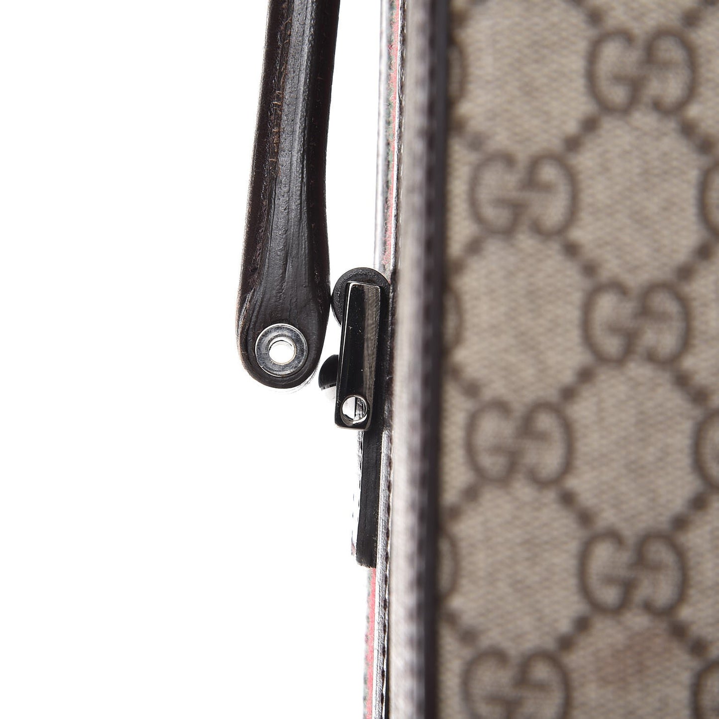 GG Plus Monogram Small Web Trolley Brown